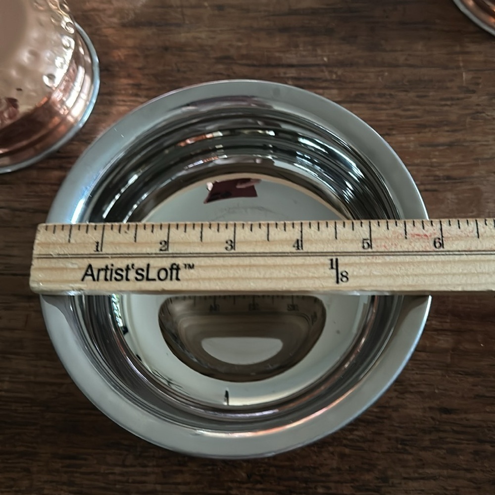NEW Genuine Copper Set Of 5 Bowls - Picture 8 of 11